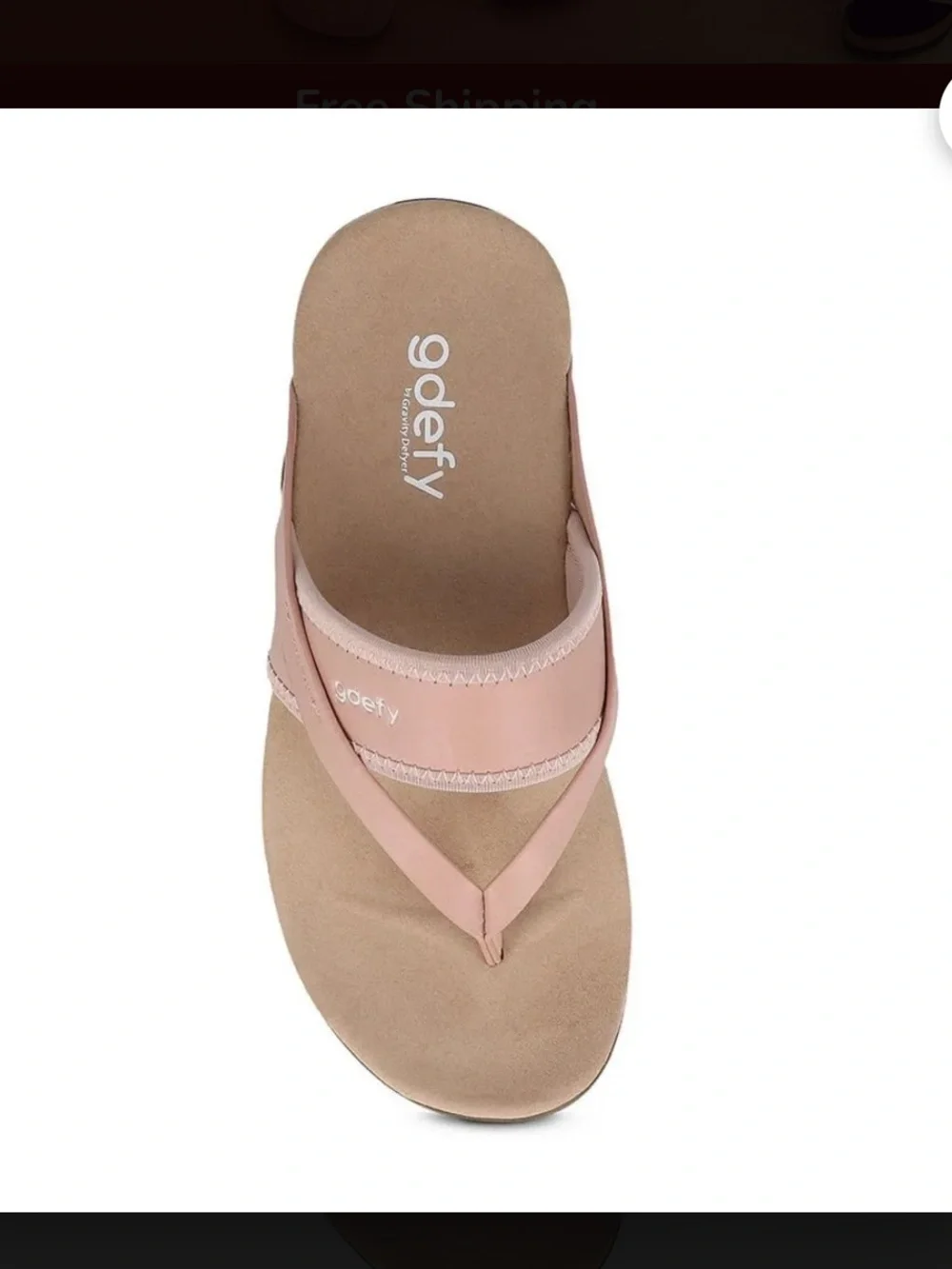 NWOT, GDEFY Gimor Orthotic Thong Sandals VersoShock premium leather upper SZ 11